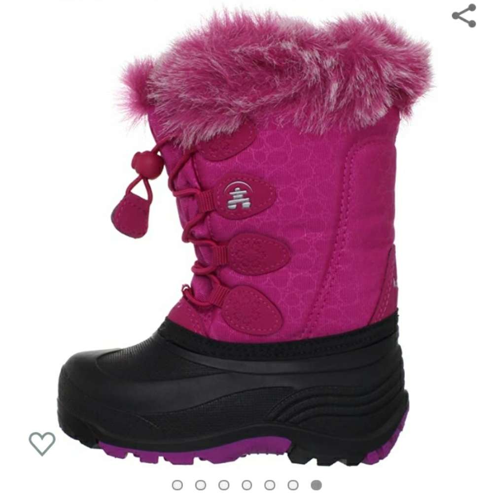 KAMIK, size 8 fuchsia winter snow boots